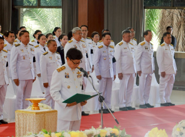 พิธีวางพานพุ่มดอกไม้สดเนื่องในวันพระบิดาแห่งฝนหลวง ประจำปี ... พารามิเตอร์รูปภาพ 6